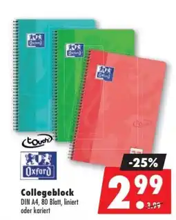 Mäc Geiz Collegeblock Oxford Angebot