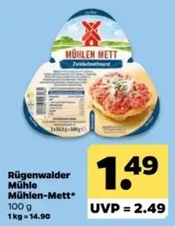 Netto Rügenwalder Mühle Mühlen-Mett* Angebot