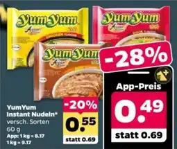 Netto YumYum Instant Nudeln Angebot