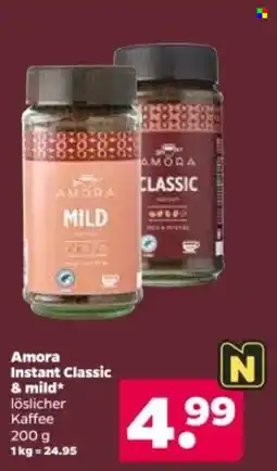 Netto Amora Instant Classic & mild* lösl. Kaffee Angebot