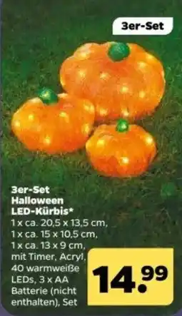 Netto Halloween LED-Kürbis* Angebot