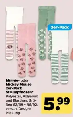 Netto Minnie- oder Mickey Mouse Strumpfhosen Angebot