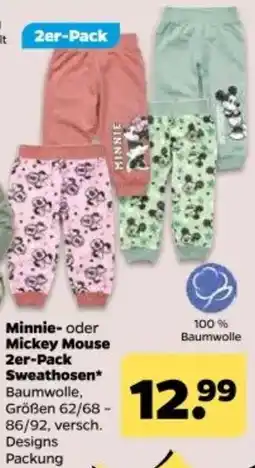 Netto Minnie- oder Mickey Mouse Sweathosen Angebot