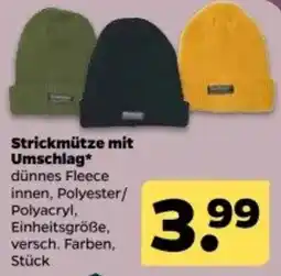 Netto Strickmütze mit Umschlag* Angebot