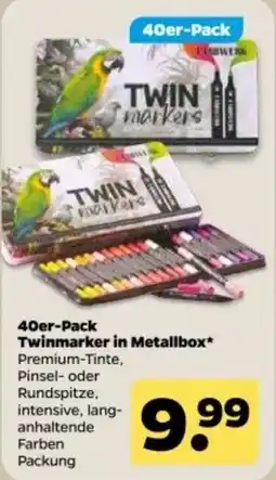Netto Twinmarker in Metallbox Angebot