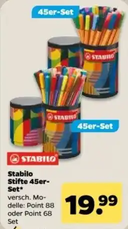 Netto Stabilo Stifte 45er-Set Angebot