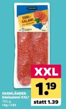 Netto FARMLÄNDER Edelsalami XXL* Angebot