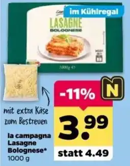 Netto la campagna Lasagne Bolognese Angebot