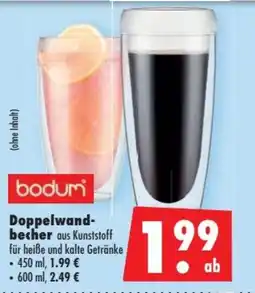 Mäc Geiz bodum Doppelwand-becher aus Kunststoff Angebot
