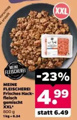 Netto MEINE FLEISCHEREI Frisches Hackfleisch gemischt Angebot