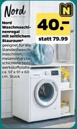 Netto Nord Waschmaschinenregal mit seitlichem Stauraum* Angebot