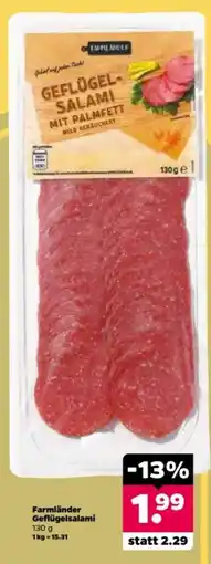 Netto Farmländer Geflügelsalami Angebot