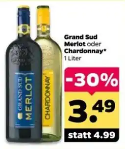 Netto Grand Sud Merlot oder Chardonnay Angebot