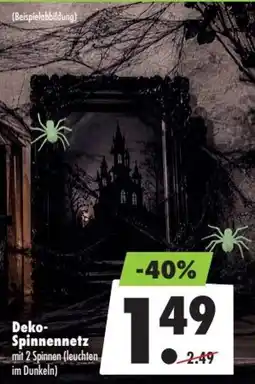 Mäc Geiz Deko-Spinnennetz Angebot