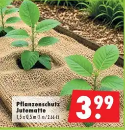 Mäc Geiz Pflanzenschutz Jutematte Angebot