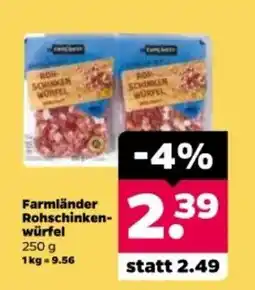 Netto Farmländer Rohschinken-würfel Angebot