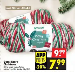 Mäc Geiz gründl Garn Merry Christmas Angebot