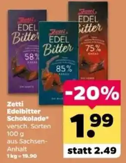 Netto Zetti Edelbitter Schokolade Angebot