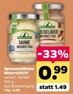 Netto SpreewaldRabe Meerrettich Angebot