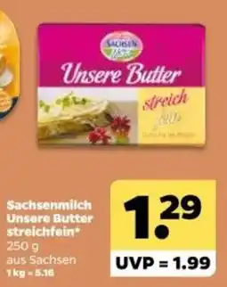 Netto Sachsenmilch Unsere Butter streichfein Angebot