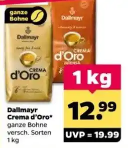 Netto Dallmayr Crema d'Oro* ganze Bohnen Angebot