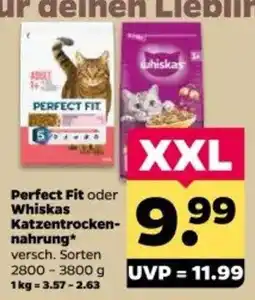 Netto Perfect Fit oder Whiskas Katzentrockennahrung Angebot