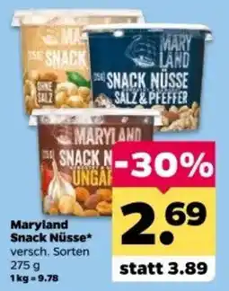 Netto Maryland Snack Nüsse* Angebot