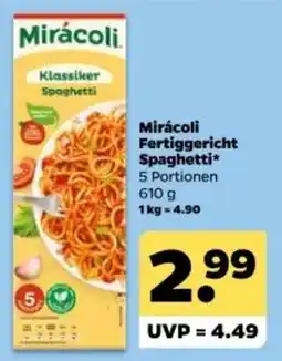 Netto Mirácoli Fertiggericht Spaghetti Angebot