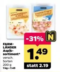 Netto FARM-LÄNDER Aspik-sortiment* Angebot