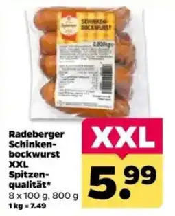 Netto Radeberger Schinken-bockwurst Angebot