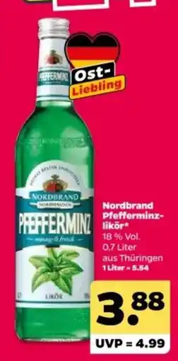 Netto Nordbrand Pfefferminz-likör Angebot