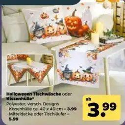 Netto Halloweeen Tischwäsche oder Kissenhülle* Angebot