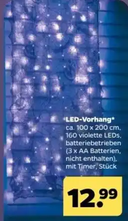 Netto LED-Vorhang Angebot