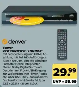 Netto denver DVD-Player DVH-7787MK3* Angebot