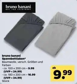 Netto bruno banani Spannbetttlaken Angebot