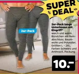Netto 2er-Pack lange Unterhosen mit Eingriff* Angebot