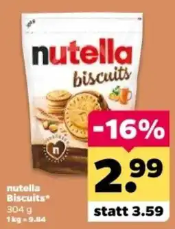 Netto nutella Biscuits Angebot