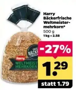 Netto Harry Bäckerfrische Weltmeister-mehrkorn Angebot