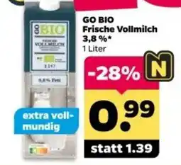 Netto GO BIO Frische Vollmilch Angebot