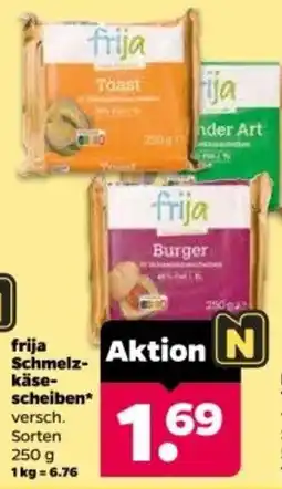 Netto frija Schmelzkäsescheiben Angebot