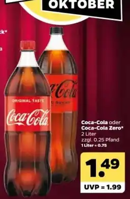 Netto Coca-Cola oder Coca-Cola Zero* Angebot