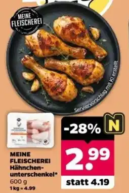 Netto MEINE FLEISCHEREI Hähnchen-unterschenkel* Angebot