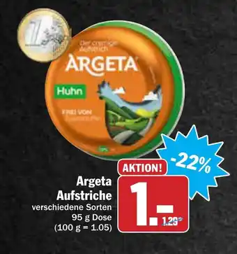 AEZ Argeta Aufstriche 95g Angebot