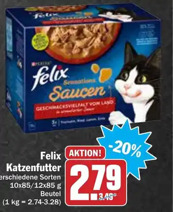 AEZ Felix Katzenfutter 10*85g/12*85g Angebot