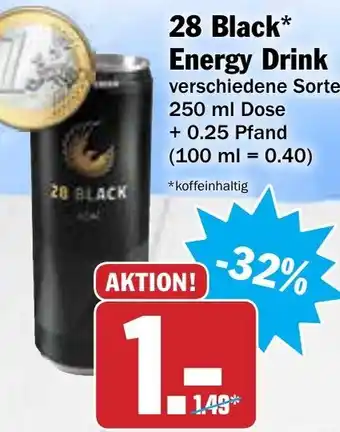 AEZ 28 Black 250ml Angebot