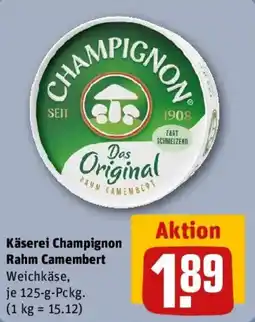 REWE Käserei Champignon Rahm Camembert Angebot