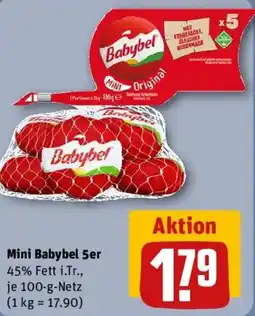 REWE Mini Babybel 5er Angebot