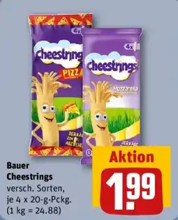 REWE Bauer Cheestrings Angebot