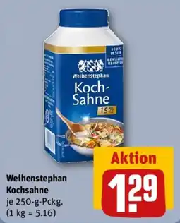 REWE Weihenstephan Kochsahne Angebot