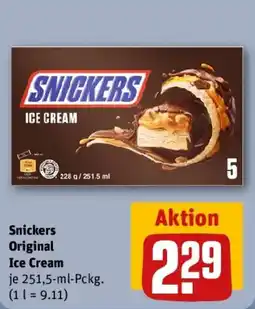REWE Snickers Original Ice Cream Angebot